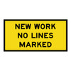 New Work No Lines Marked - Multi Message Sign - NSW - 1200 x 600mm
