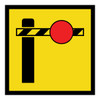Boom Barrier Sign - Multi Message Sign - SA - 600 x 600mm 