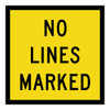 No Lines Marked - Multi Message Sign - SA - 600 x 600mm 