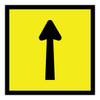 Lane Through Ahead - Multi Message Sign - SA - 600 x 600mm 62440