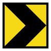 Chevron - Multi Message Sign - SA - 600 x 600mm 62420