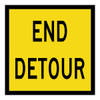 End Detour - Multi Message Sign - NSW - 600 x 600mm 