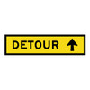 Detour Straight - Multi Message Sign - NSW - 1200 x 300mm 61961