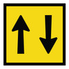Two Lanes - Multi Message Sign - NSW - 600 x 600mm 61946