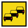 Queued Traffic - Multi Message Sign - NSW - 600 x 600mm 