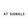 At Signals - Multi Message Sign - WA - 1200 x 300mm 