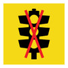 Traffic Signals Not Working - Multi Message Sign - WA - 600 x 600mm 