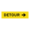Detour Right - Multi Message Sign - VIC - 1200 x 300mm 62059