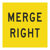 Merge Right - Multi Message Sign - WA - 600 x 600mm 