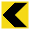Temporary Hazard Marker - Multi Message Sign - VIC - 600 x 600mm 62063