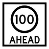 Speed Limit Ahead - Corflute - Multi Message Sign - QLD - 600 x 600mm 