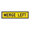 Merge Left - Corflute - Multi Message Sign - QLD - 1200 x 300mm 