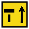 Left Lane of Two Lanes Closed - Corflute - Multi Message Sign - QLD - 600 x 600mm 