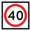 Speed Limit - Multi Message Sign - QLD - 600 x 600mm 