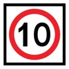 Speed Limit - Multi Message Sign - QLD - 600 x 600mm TC1217