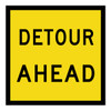 Detour Ahead - Multi Message Sign - QLD - 600 x 600mm - TC1903