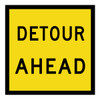 Detour Ahead - Multi Message Sign - QLD - 600 x 600mm 