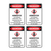 Danger Sign - Asbestos Authorised Personnel Only SSD-1060
