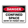 Danger Sign - Confined Space Entry by Permit Only SSD-1115
