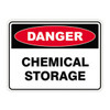 Danger Sign - Chemical Storage 