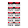 Danger Sign - Scaffolding Incomplete Do Not Use 70880