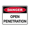 Danger Sign - Open Penetration SSD-1410