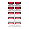 Danger Sign - No Smoking No Ignition Sources SSD-1390