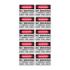 Danger Sign - No Smoking Flammable Gases 70740