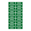 Emergency Sign - MSDS Located Here 76160