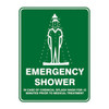 Emergency Sign - Emergency Shower (Symbol)