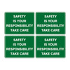 Emergency Sign - Safety Is Your Responsibility 76200