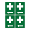 Emergency Sign - First Aid with Arrow (Left) 76240