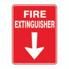 Fire Sign - Fire Extinguisher (with Arrow) 