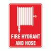 Fire Sign - Fire Hydrant & Hose with Symbol