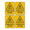 Warning Sign - Forklifts In Use SSW-1120