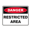 Danger Sign - Restricted Area