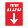 Fire Sign - Fire Alarm With Arrow 