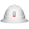 ProChoice V6 Vented Full Brim Hard Hat - Lamp Bracket & Ratchet Harness HHV6FBLB