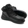 Blundstone Black Microfibre Anti-Static Uniform Safety Hiker - Composite Toe Cap 