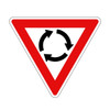 Regulatory Roundabout Give Way Sign - Class 1 - 750mm R1-3A