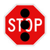Traffic Signal Stop - Class 1 - 450 x 450mm Octagon R1-4A