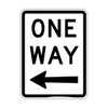 Regulatory One Way (Left Arrow) Sign - 450 x 600mm R2-2AL
