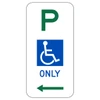 Parking With User Limitations (Left Arrow) Sign - 225 x 450mm R5-1-3L
