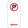 No Parking (Left Arrow) Sign - 225 x 450mm R5-40L