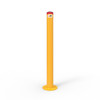 Yellow Powdercoated Surface Mount Bollard - 1000mmH x 90mm Diameter 60701