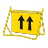 2 Lane Status Swing Sign Set (Complete) 900 x 600mm SS-T2-1-2A