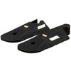 Traffic Lane Separator Centre End Cap Set - Black RS-1302