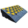 Kerb Ramp Rubber Black with Reflective - 600 x 360 x 150mm RS-1202