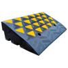Kerb Ramp Rubber Black with Reflective - 600 x 360 x 150mm RS-1202
