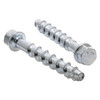 10 x 75mm SBH-Z Concrete Screw Bolt Hex Hd Z/P - 25 Pack BF-6105